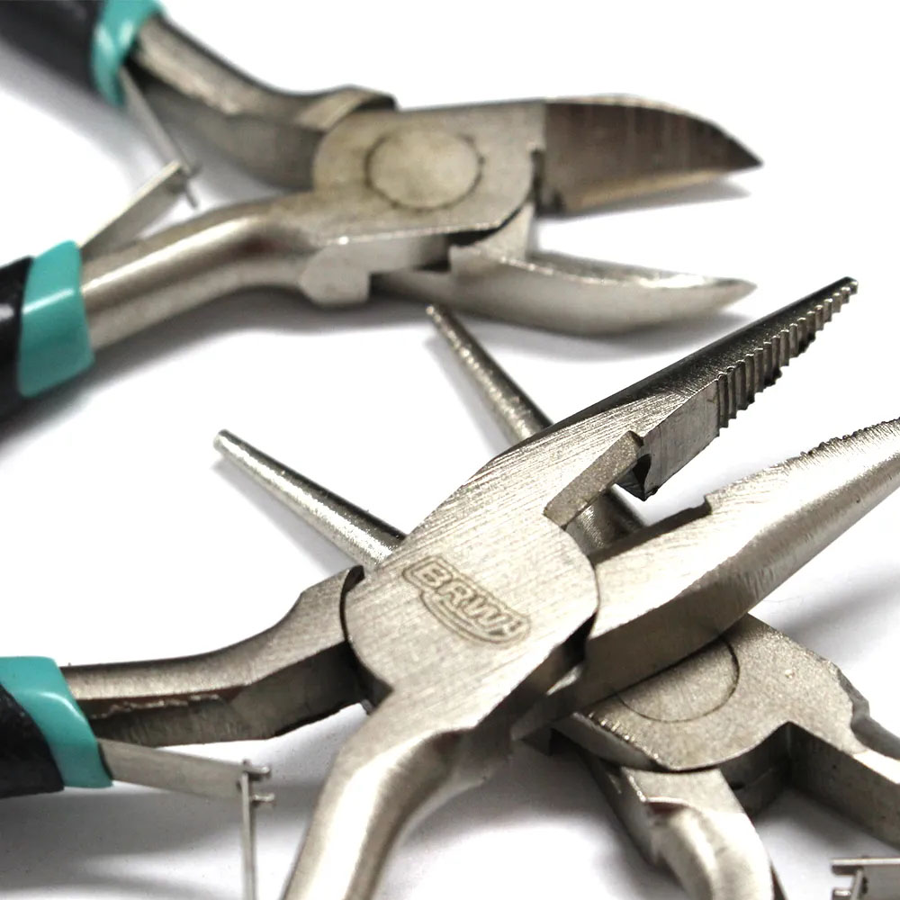 Foto 2 de Kit  mini alicate redondo corte meia cana invente brw