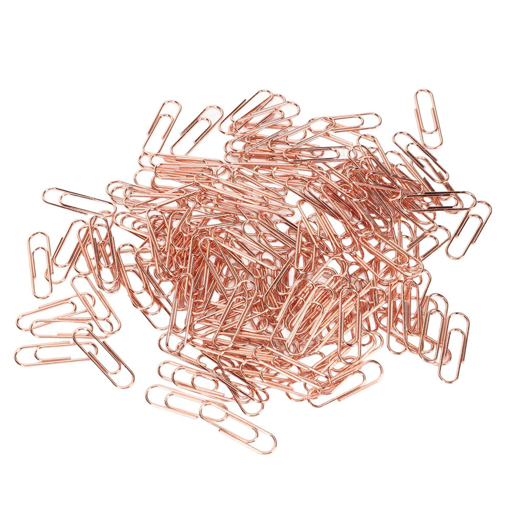 Foto 2 de Clips latonado mini n°5 rose gold caixa com 200 unidades brw