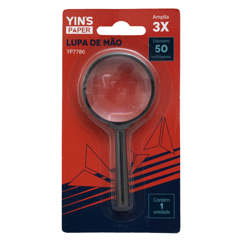 Foto 2 de Lupa de mão 50mm preto yin´s paper