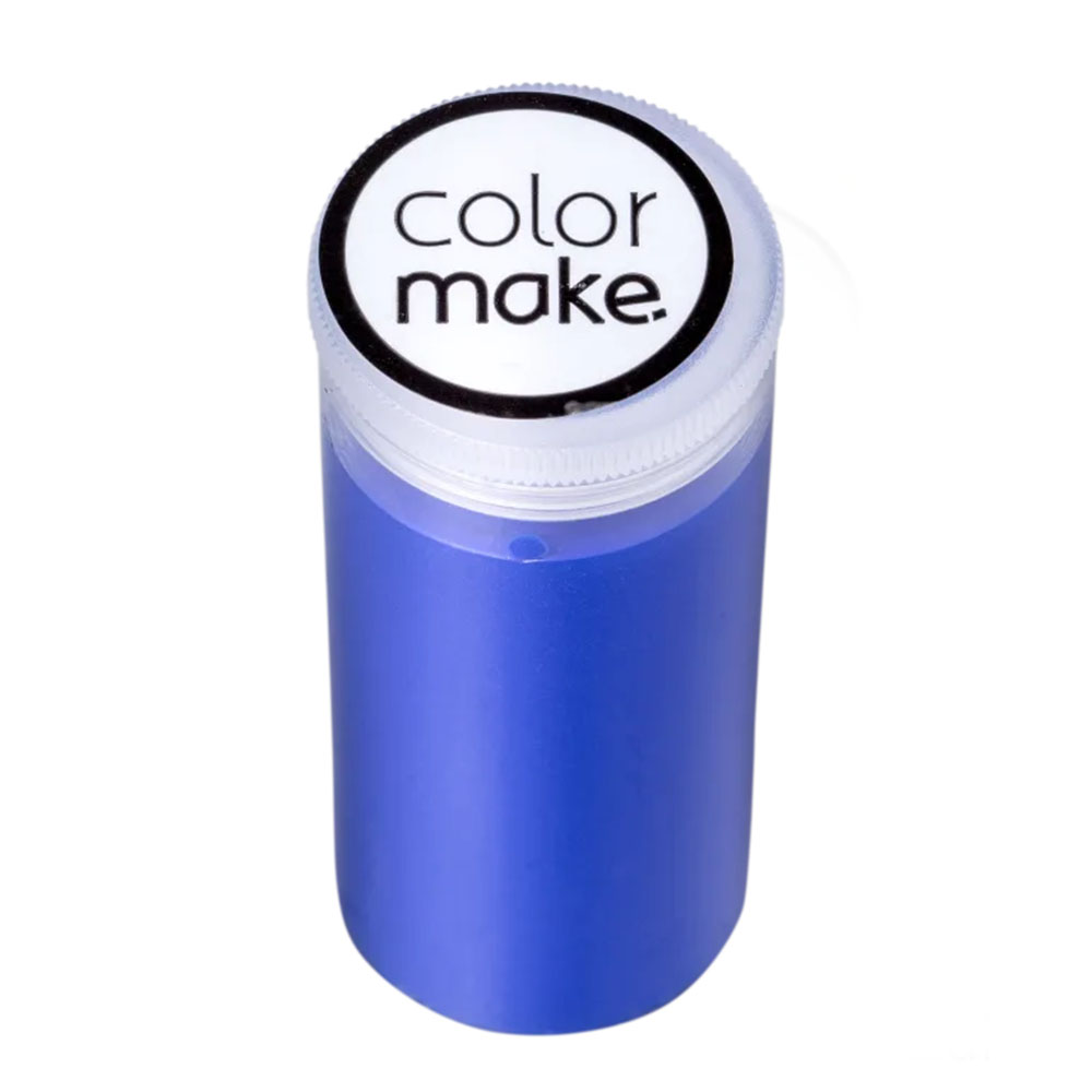 Foto 2 de Tinta facial cremosa maquiagem artística 20g azul colormake