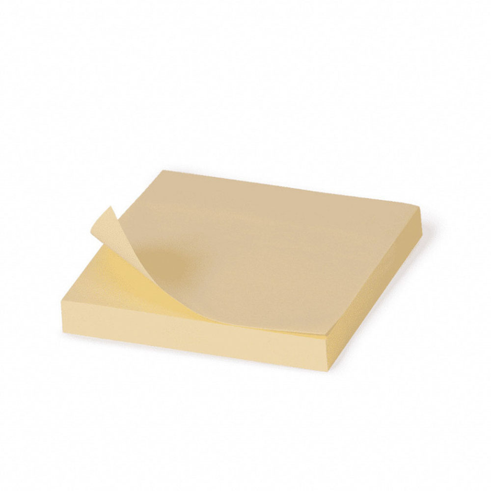 Foto 2 de Bloco de notas auto adesivo 76x76mm amarelo lyke