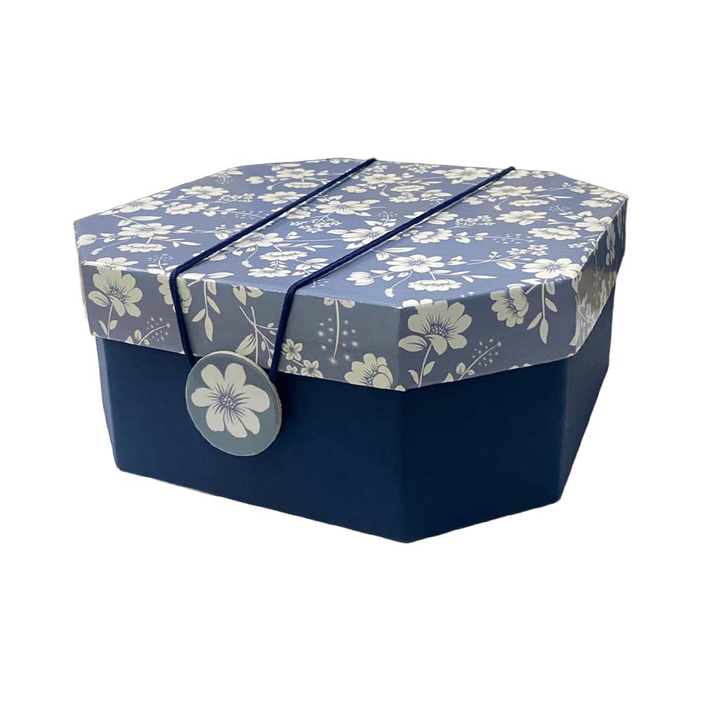 Foto 2 de Caixa oitavada c/ puxador 26x26x10cm 1und 528 arte reale