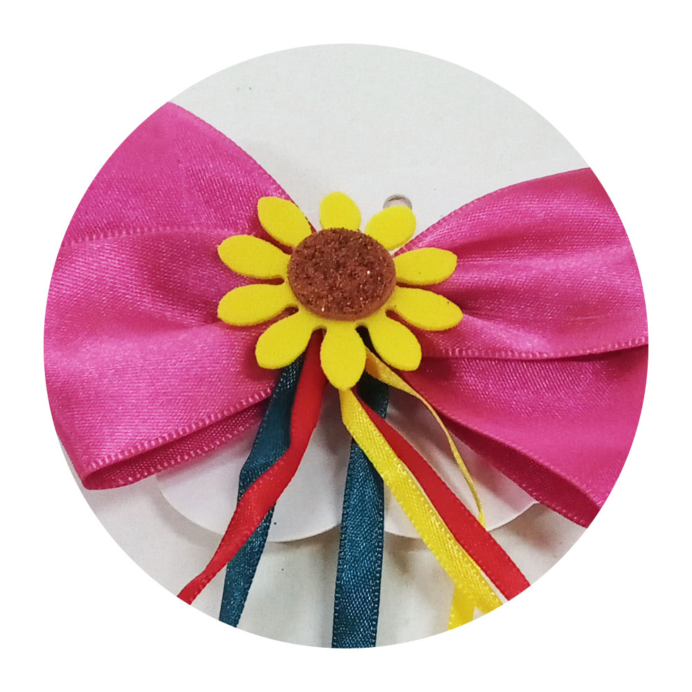 Foto 2 de Presilha festa junina laço simples com milho e fitas