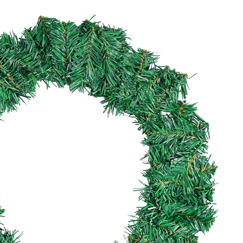 Foto 2 de Guirlanda 40cm natalina decorativa verde fosca multiart