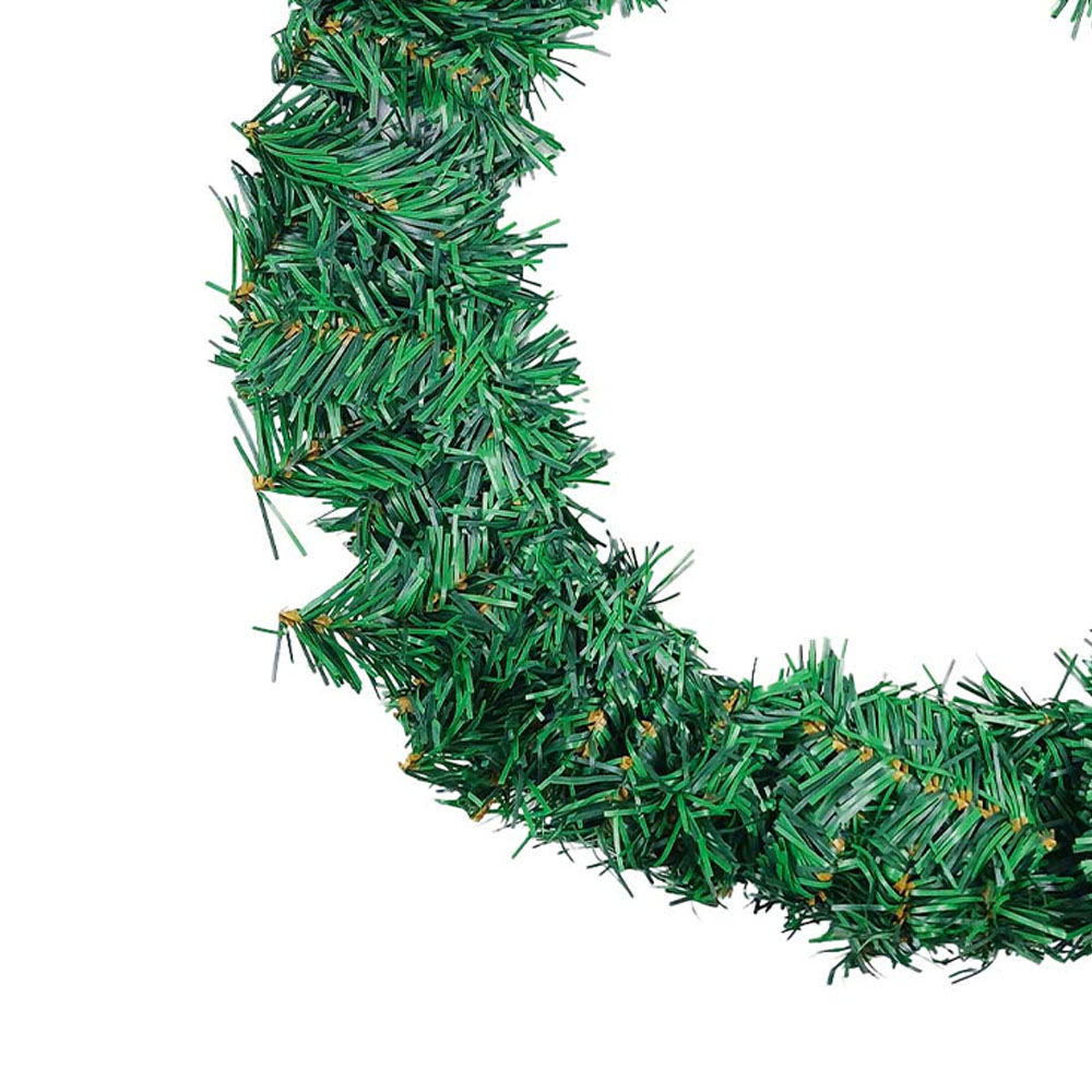Foto 3 de Guirlanda 40cm natalina decorativa verde fosca multiart