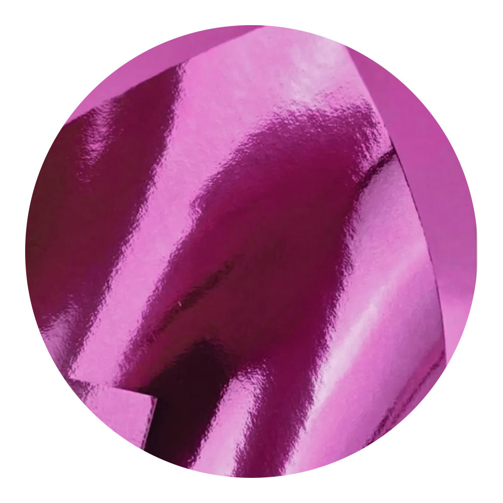 Foto 3 de Papel laminado 45x59cm 40 unidades rosa pink cromus