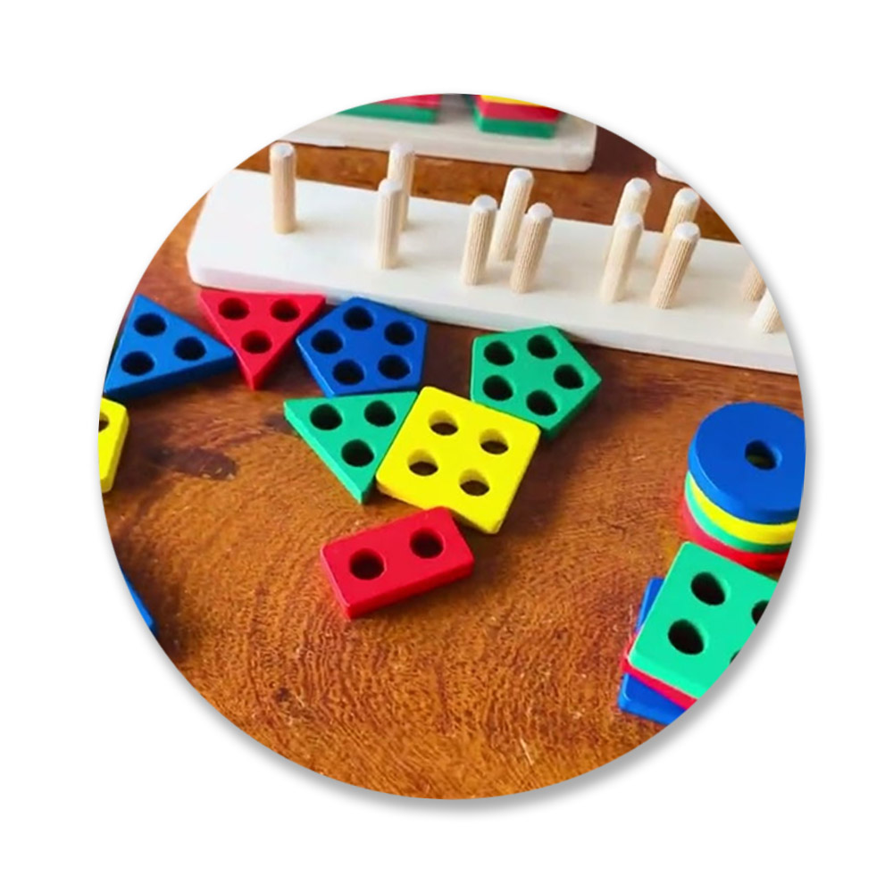 Foto 2 de Brinquedo encaixe divertido kids formas e cores toymix