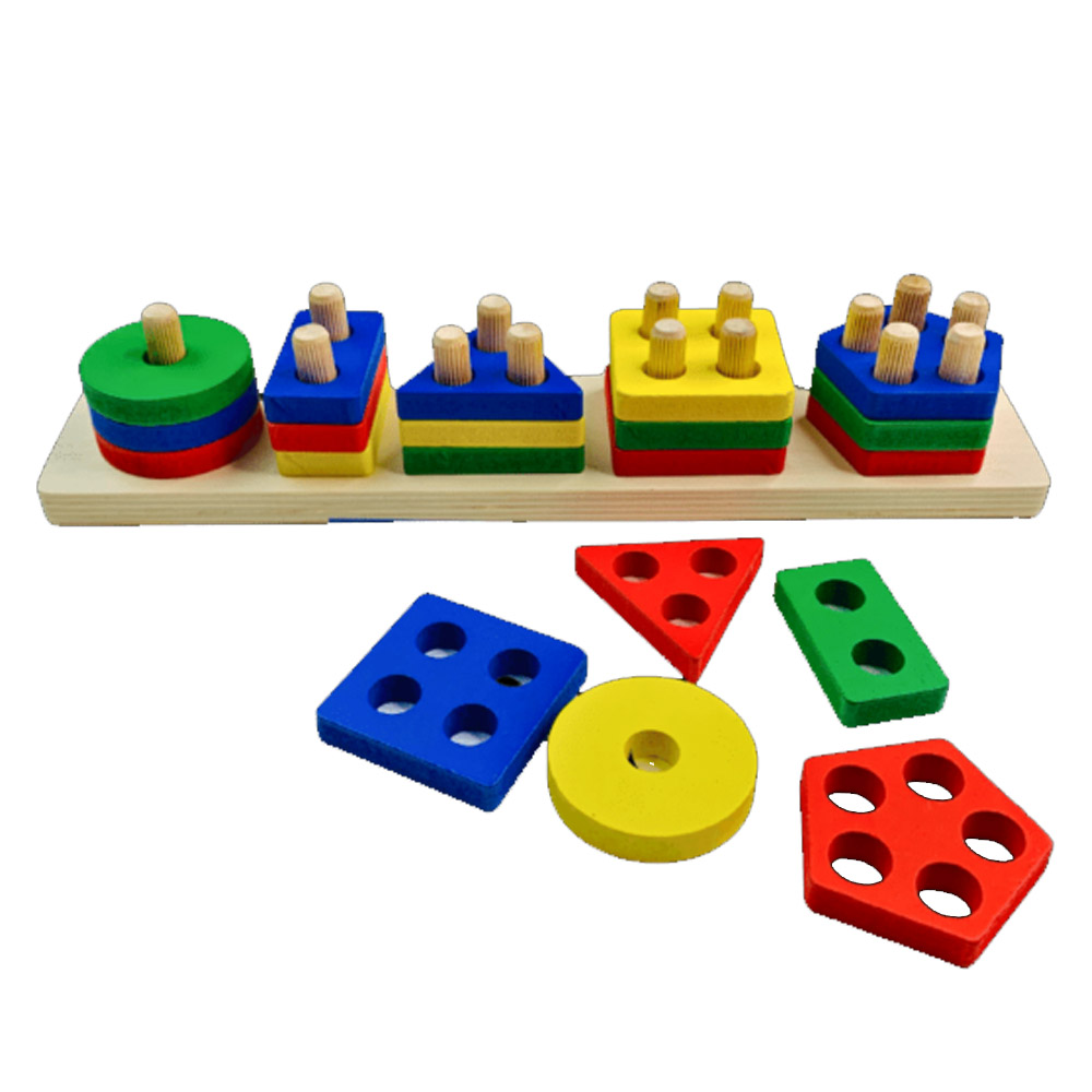 Foto 3 de Brinquedo encaixe divertido kids formas e cores toymix