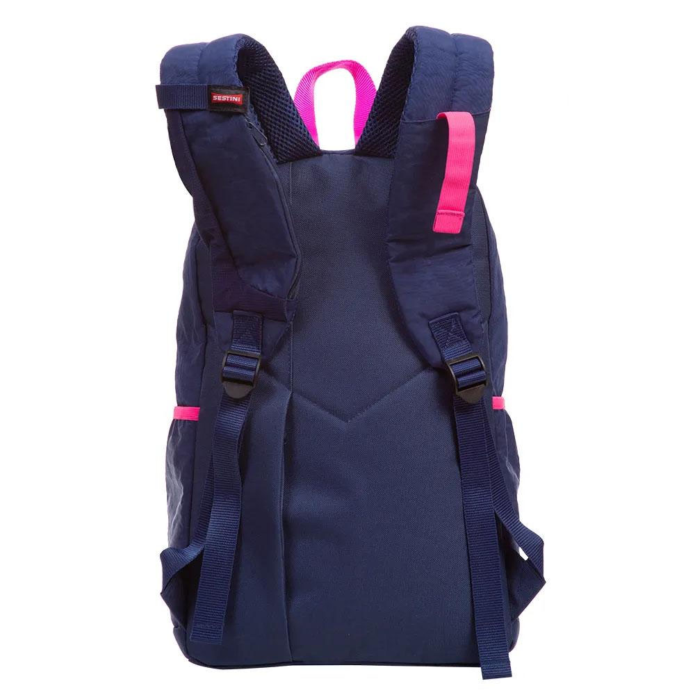 Foto 3 de Mochila costas magic crinkle antifurto azul neon sestini