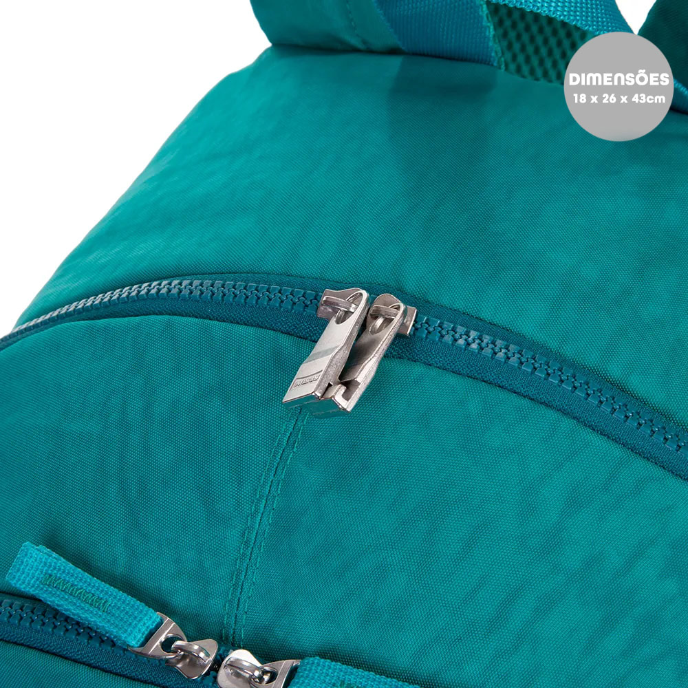 Foto 5 de Mochila costas magic crinkle antifurto verde jade sestini