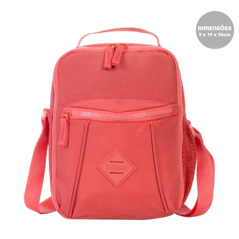 Foto 5 de Lancheira térmica pocket lunch crinkle apricot sestini