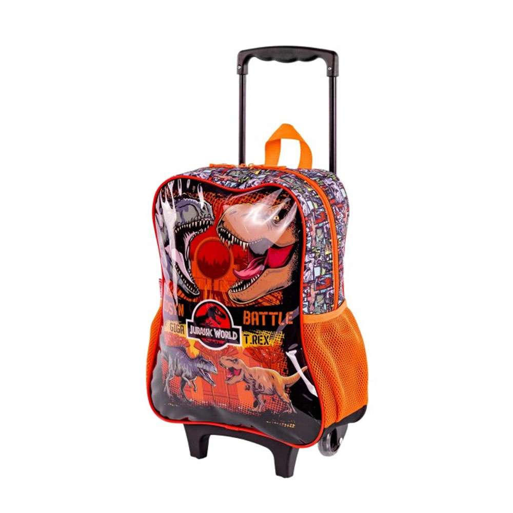 Foto 2 de Mochila rodinhas jurassic battle dinossauros sestini