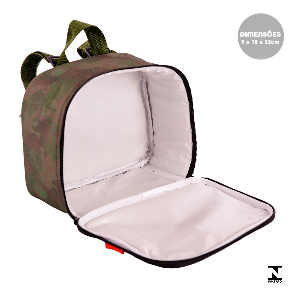 Foto 4 de Lancheira jurassic world plus rivals verde sestini