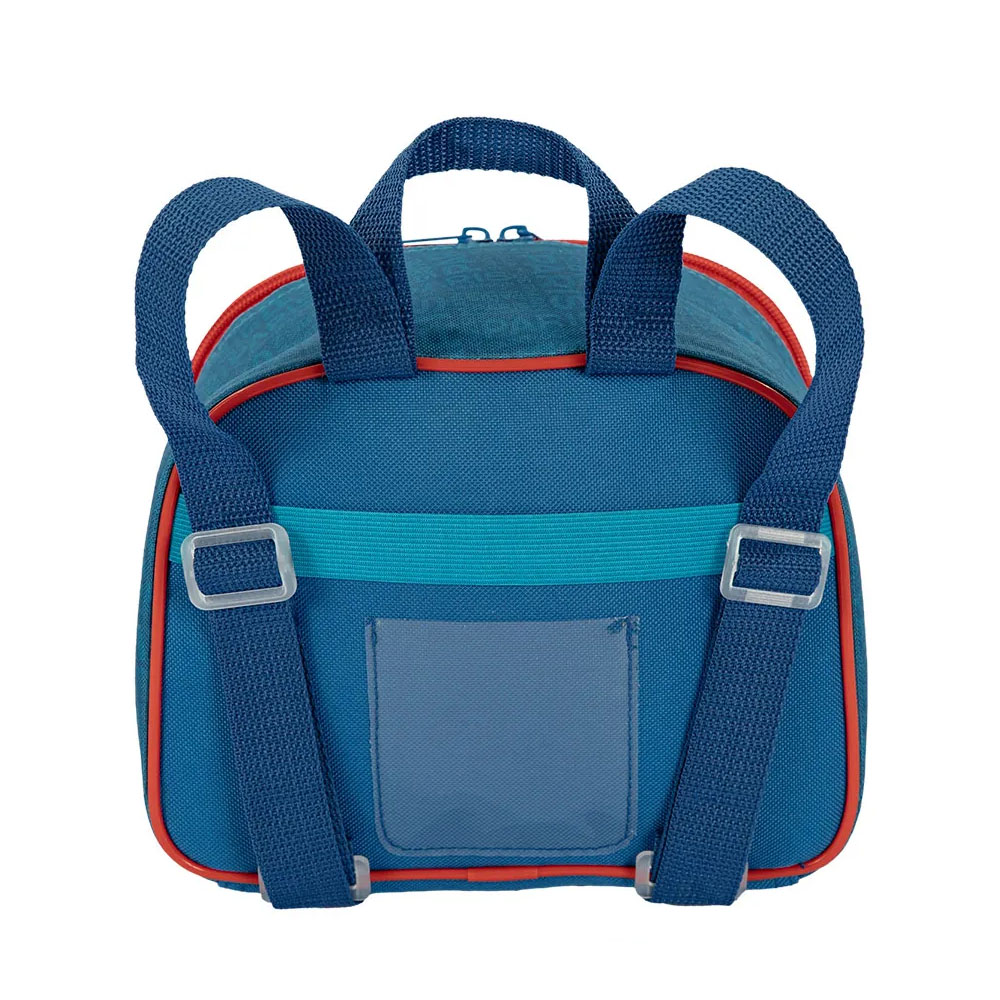 Foto 3 de Lancheira térmica escclar psg degradê vermelho/azul sestini