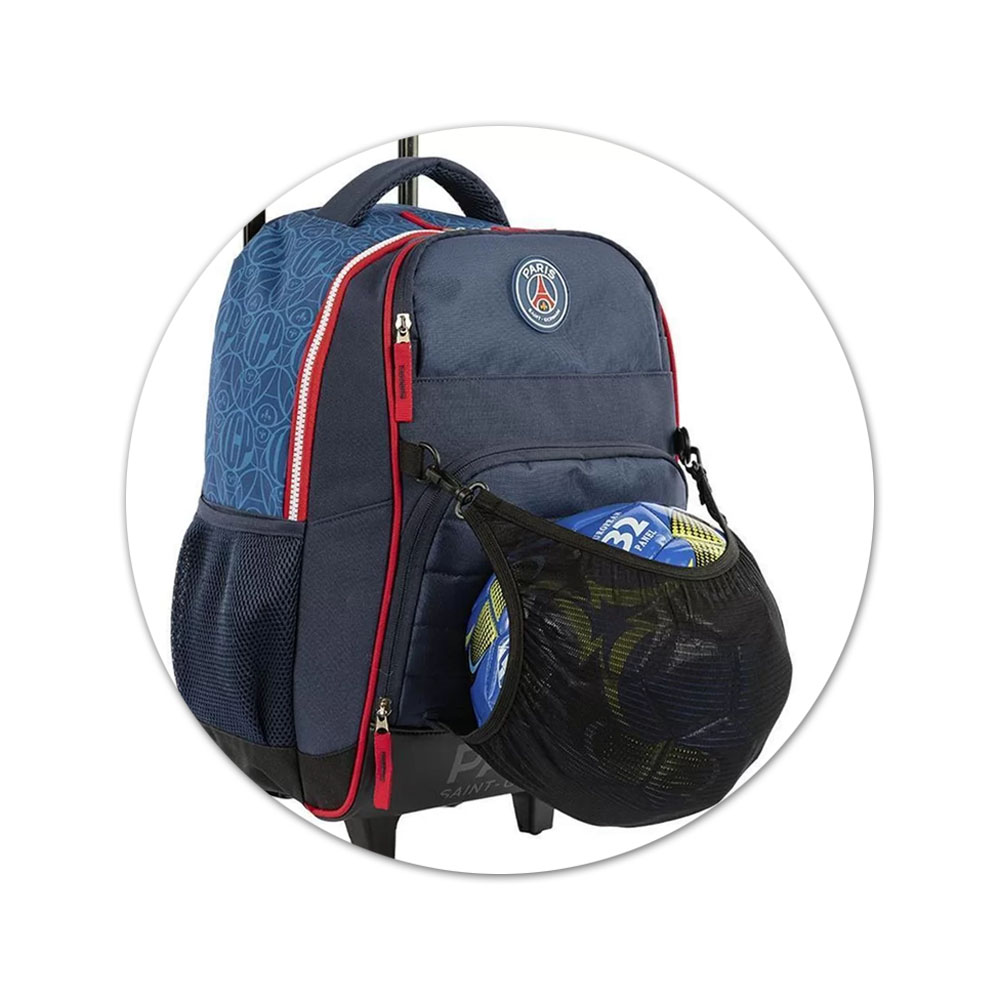 Foto 4 de Mochila carrinho psg y play porta bola externo azul sestini