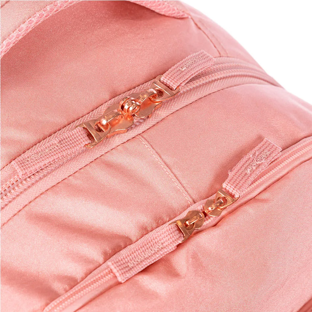 Foto 3 de Mochila carrinho com alça rolling metálico rosa sestini