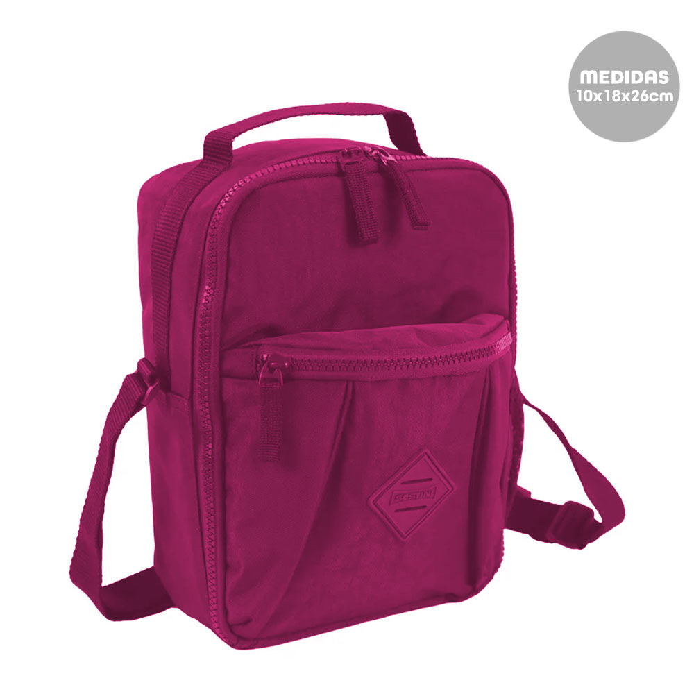 Foto 4 de Lancheira térmica pocket lunch crinkle rosa pink sestini