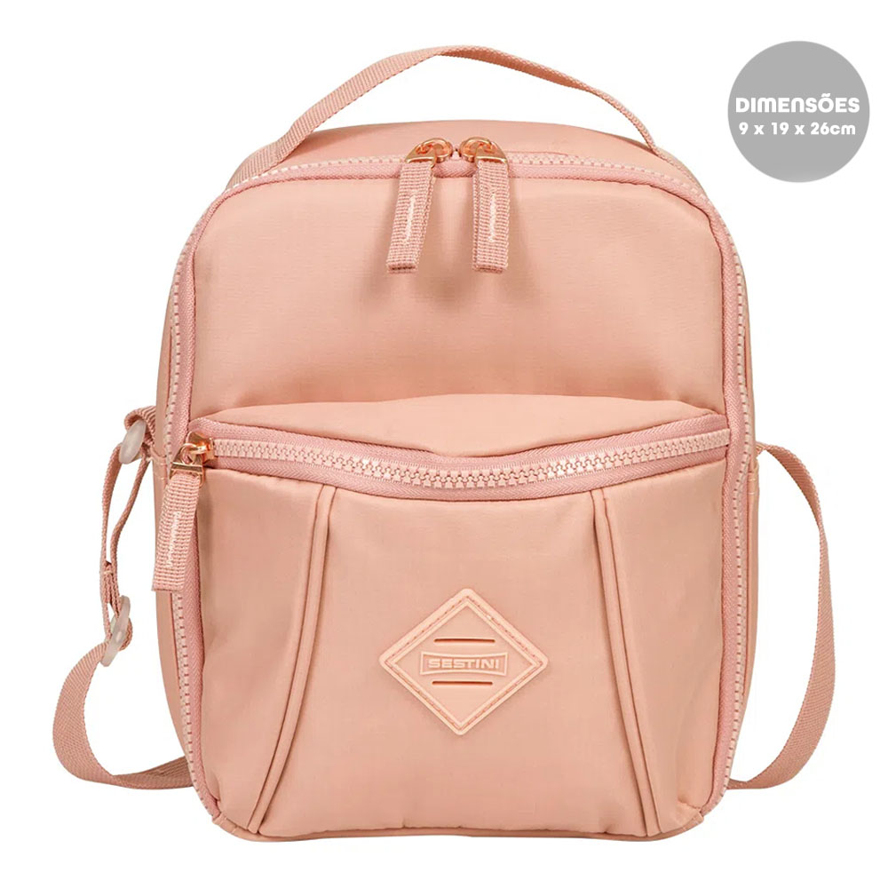 Foto 4 de Lancheira térmica pocket lunch crinkle nude sestini