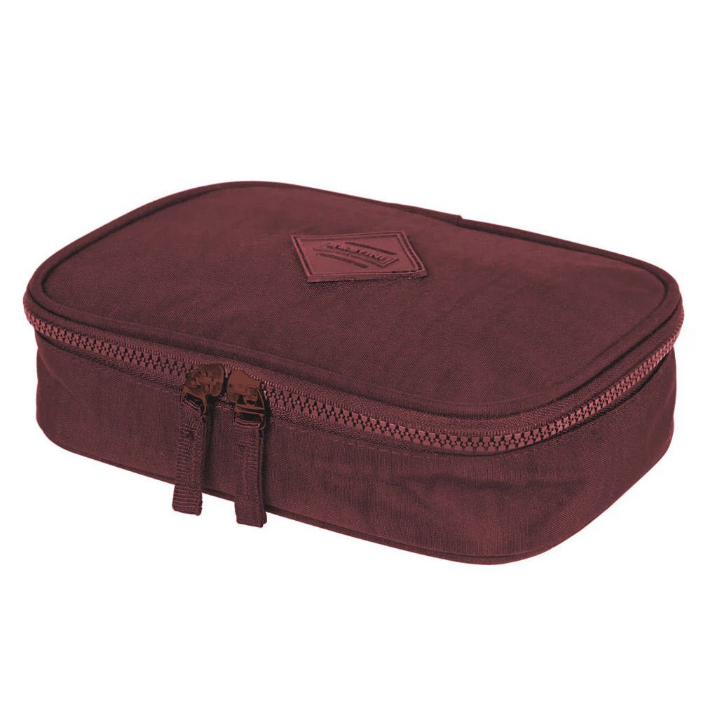 Foto 3 de Estojo baú escolar especial crinkle vinho sestini