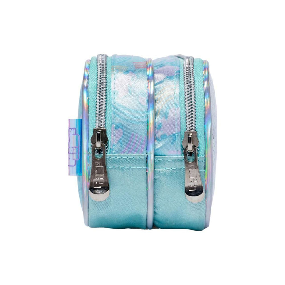 Foto 2 de Estojo 2 divisórias pack me sweet panda paetê verde pacific