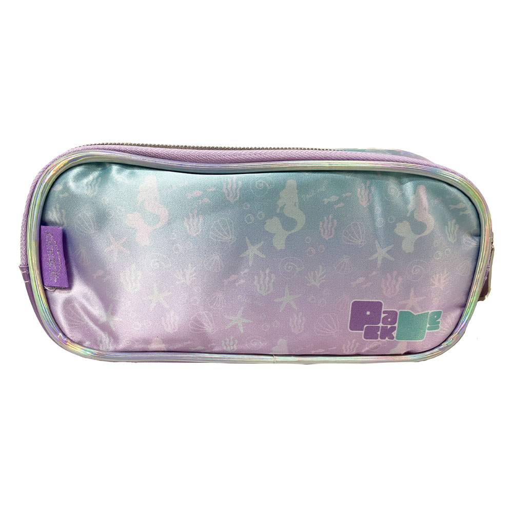 Foto 2 de Estojo 2 divisórias packme sereia vibes roxo glitter pacific