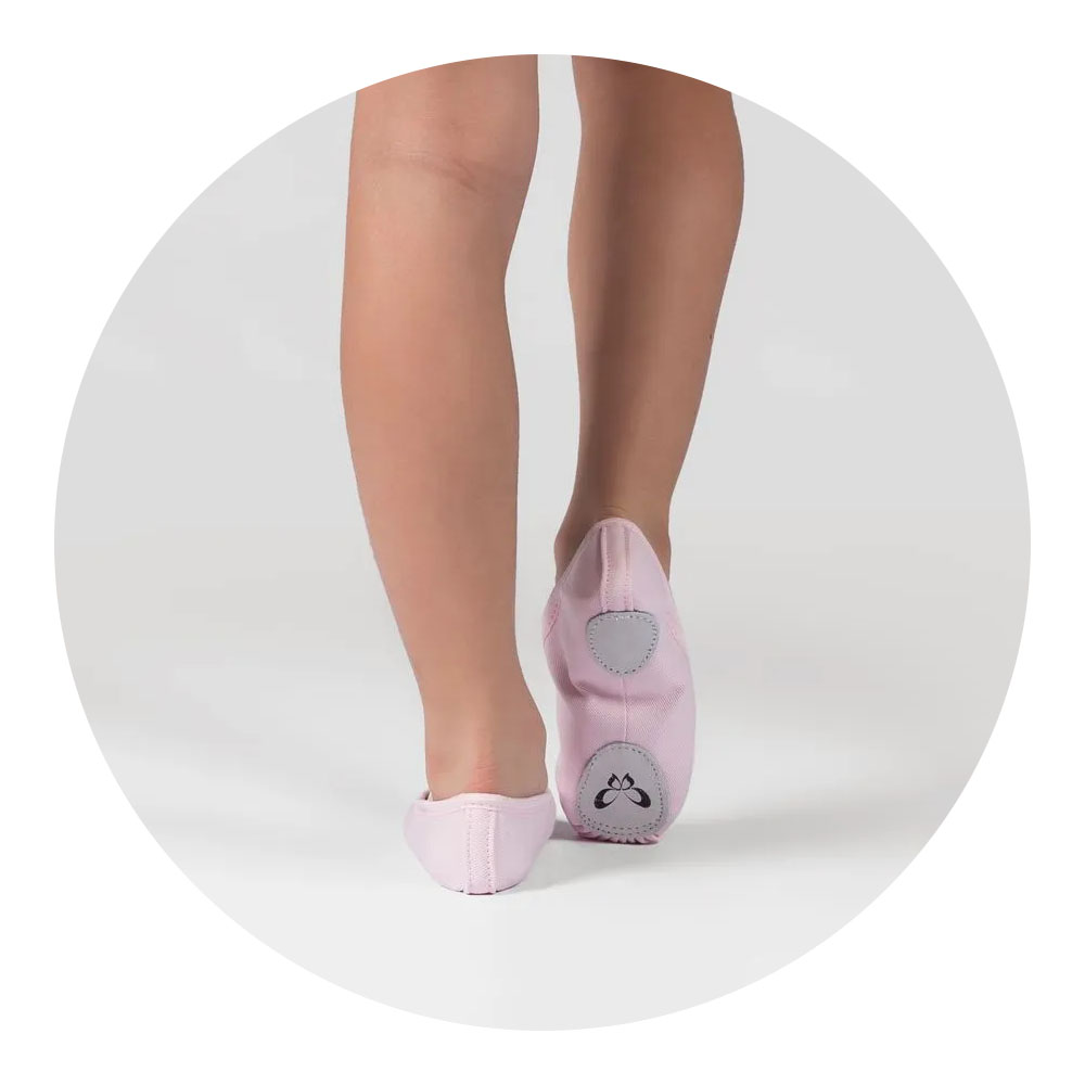 Foto 2 de Sapatilha de lona sola dividida rosa n31 evidence