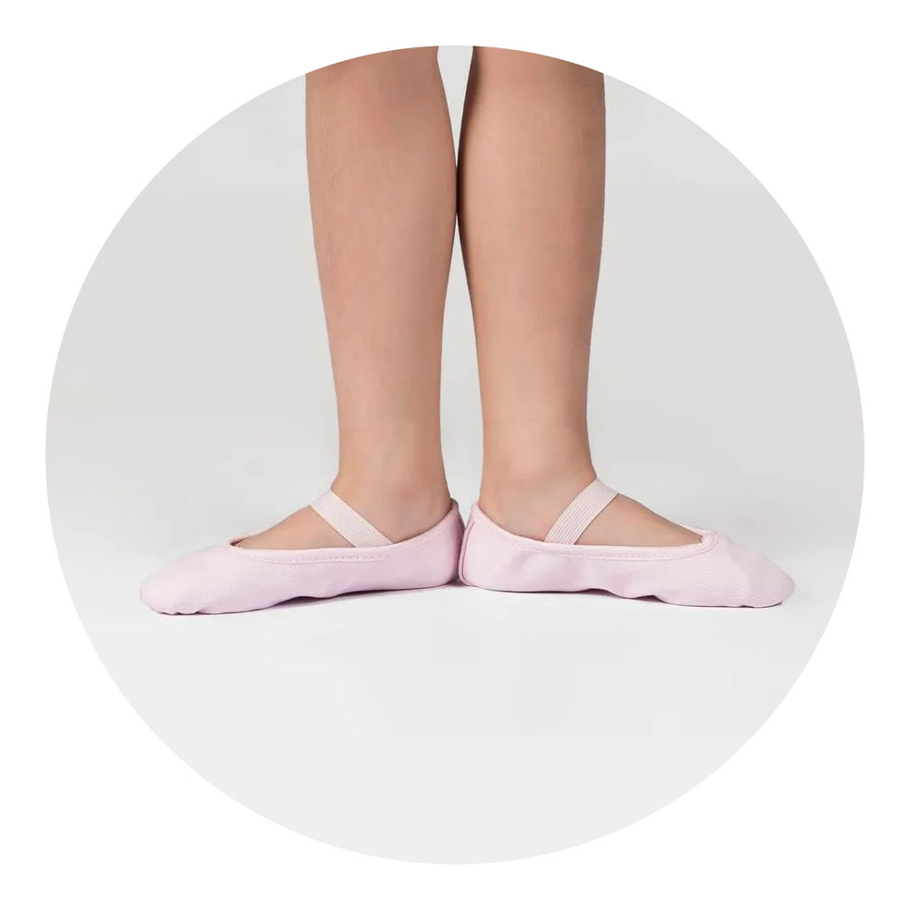 Foto 3 de Sapatilha de lona sola dividida rosa n31 evidence