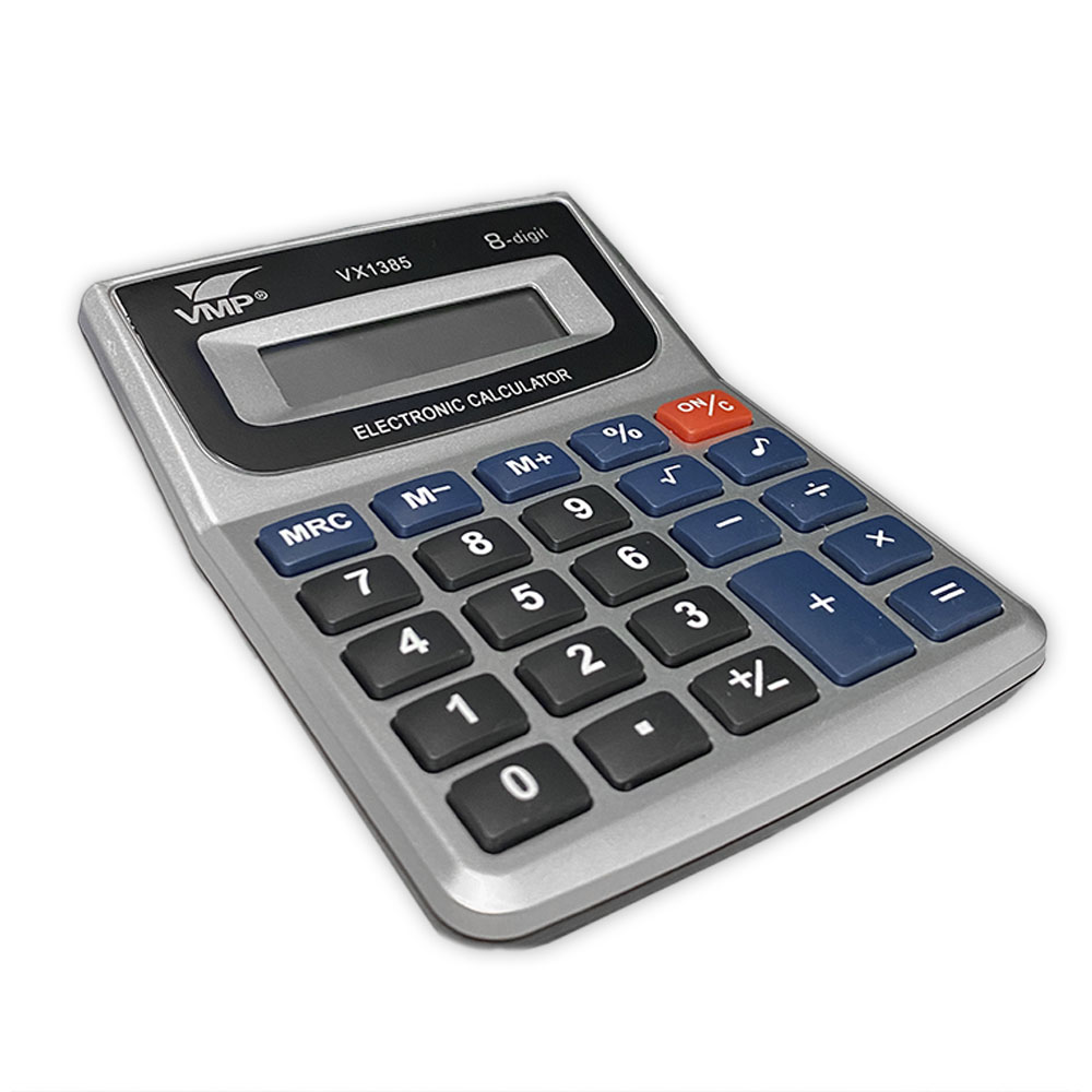 Foto 3 de Calculadora de mesa 8 dígitos com bateria vx1385 vmp