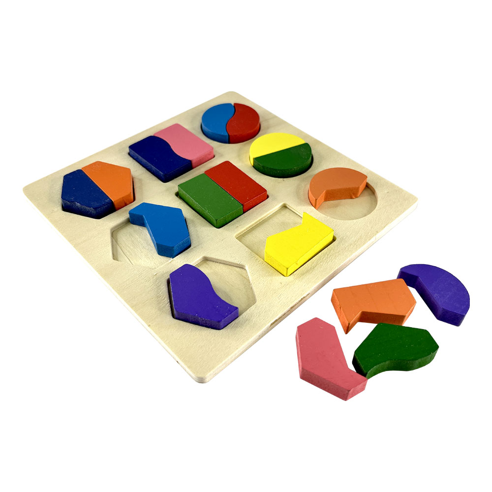 Foto 2 de Brinquedo encaixe divertido formas e frações mod. 2 toy mix