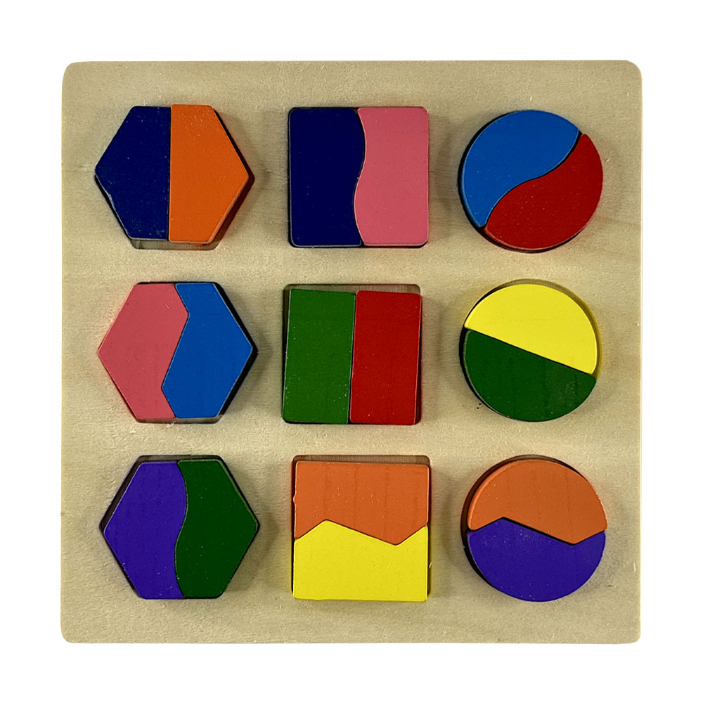 Foto 3 de Brinquedo encaixe divertido formas e frações mod. 2 toy mix