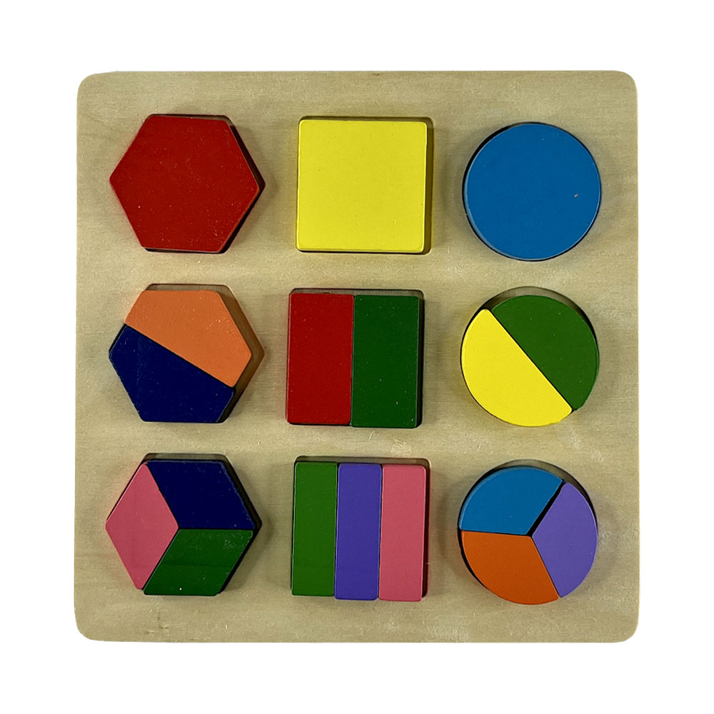 Foto 3 de Brinquedo encaixe divertido formas e frações mod. 3 toy mix