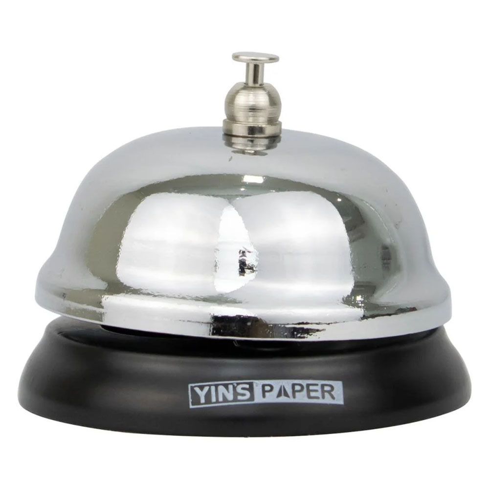 Foto 2 de Campainha de mesa 60mm metal yin´s paper