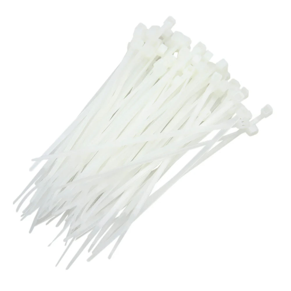 Foto 2 de Abraçadeira de nylon 2,5x100mm branco 100und yin´s paper