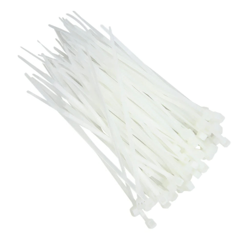 Foto 3 de Abraçadeira de nylon 2,5x100mm branco 100und yin´s paper