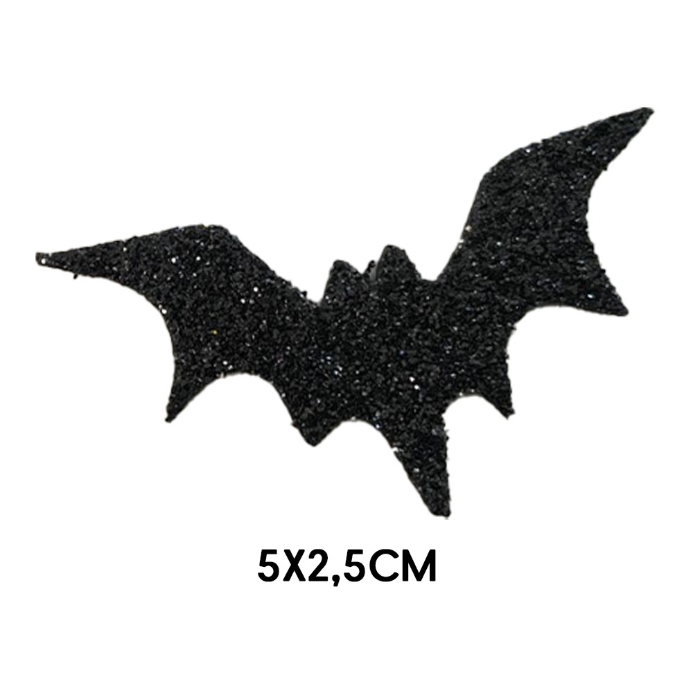 Foto 3 de Aplique e.v.a abóbora + morcego com 6 unidades halloween