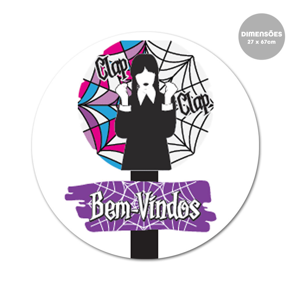 Foto 2 de Placa dark mdf halloween menina dk0003