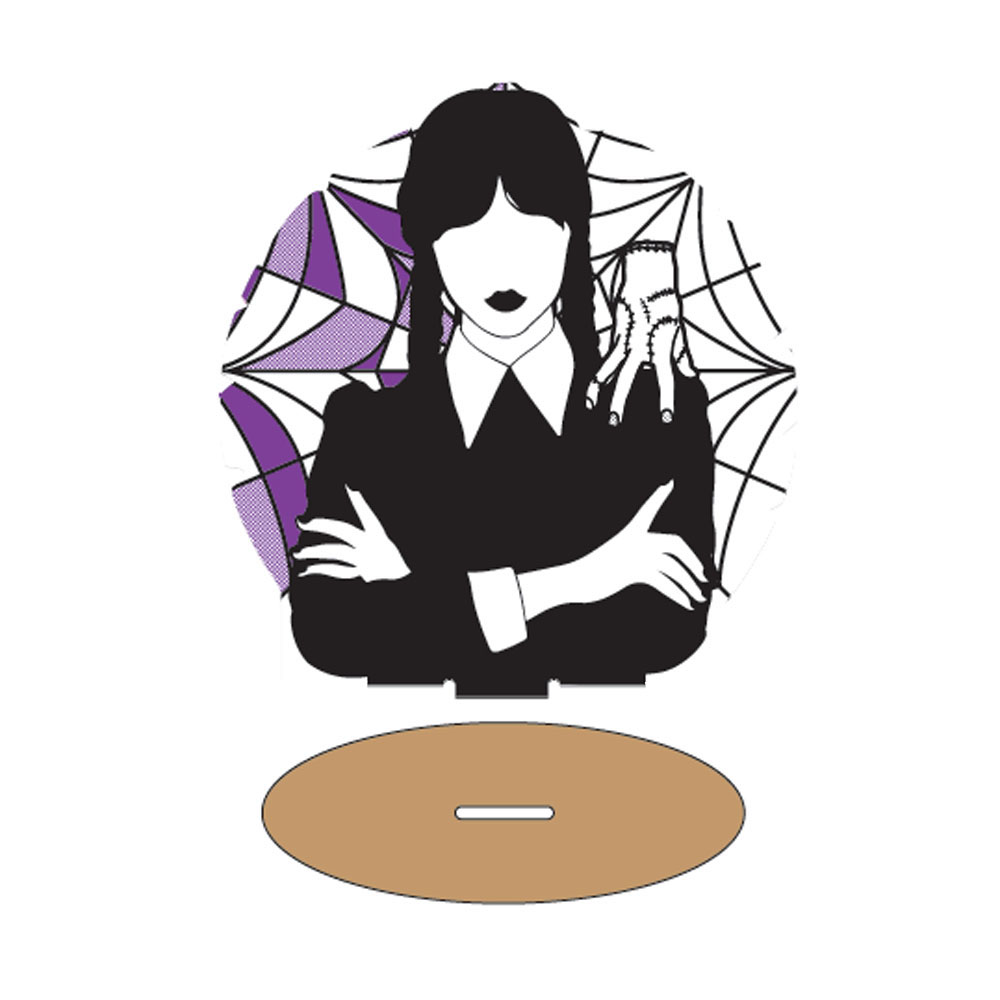 Foto 2 de Enfeite mesa wandinha addams wednesday mdf decoração