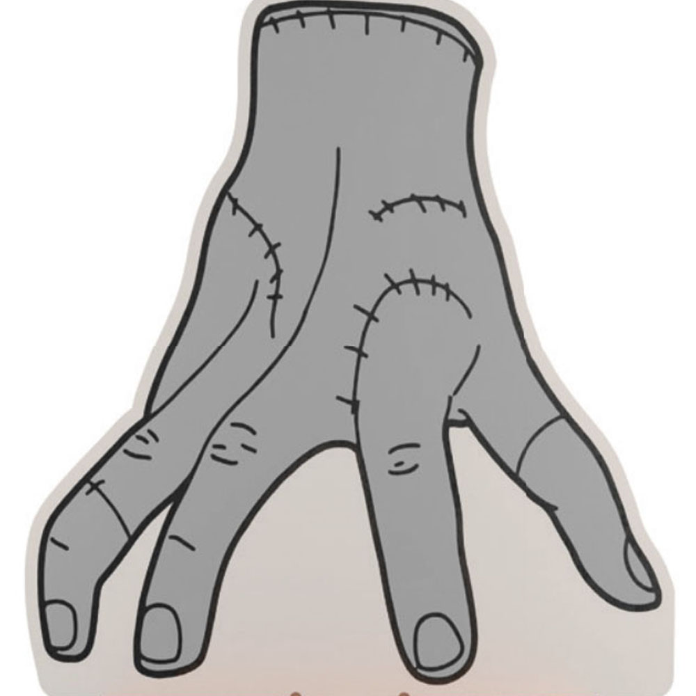 Foto 3 de Enfeite mesa mdf mãozinha wandinha addams wednesday