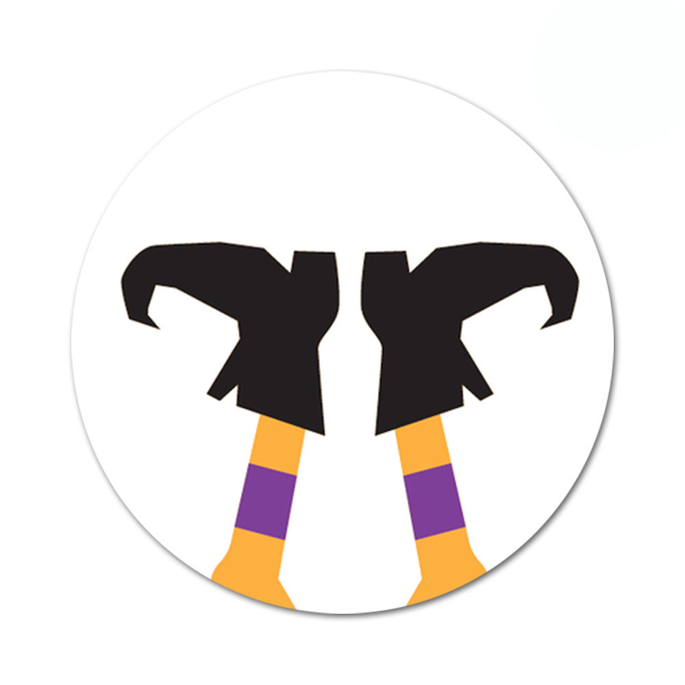 Foto 3 de Enfeite placa jardim pernas de bruxa mdf festa halloween