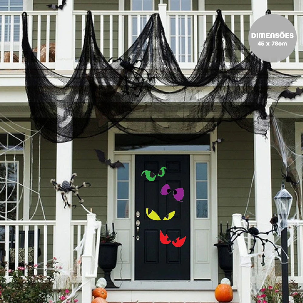 Foto 3 de Decoração porta olhos de monstros coloridos festa halloween