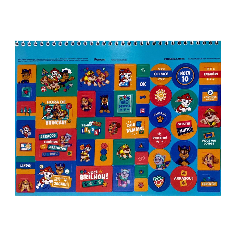 Foto 2 de Agenda 2025 permanente esp patrulha canina azul foroni