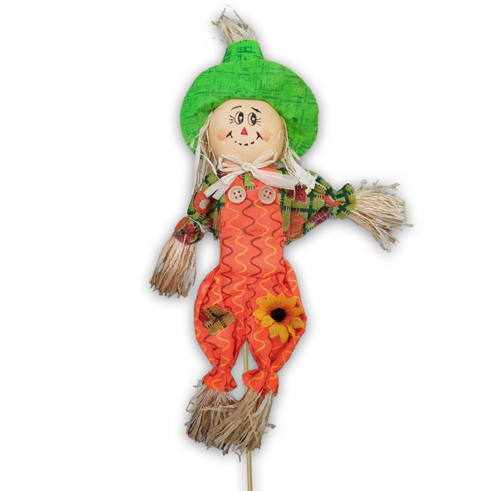 Foto 2 de Enfeite junino espantalho palito 55cm sortido festa junina