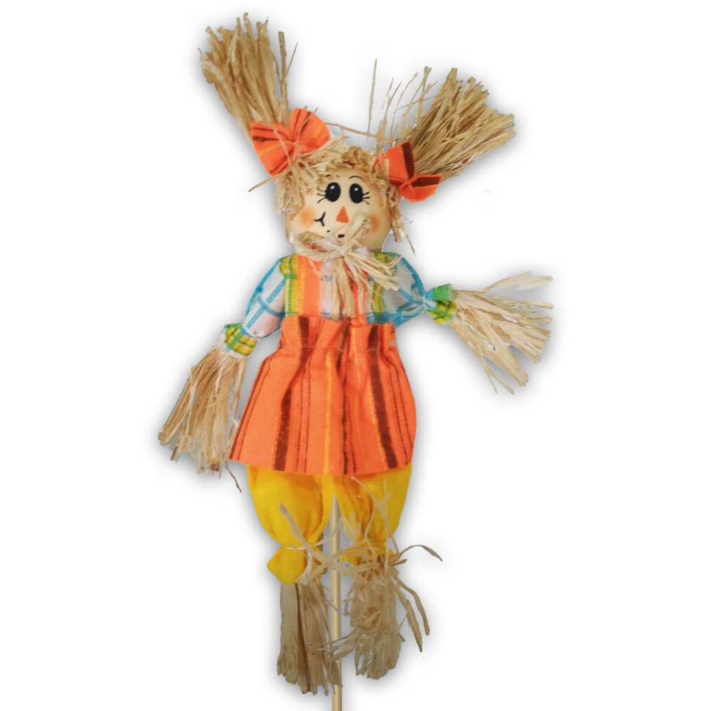 Foto 2 de Enfeite junino espantalho palito 28cm sortido festa junina