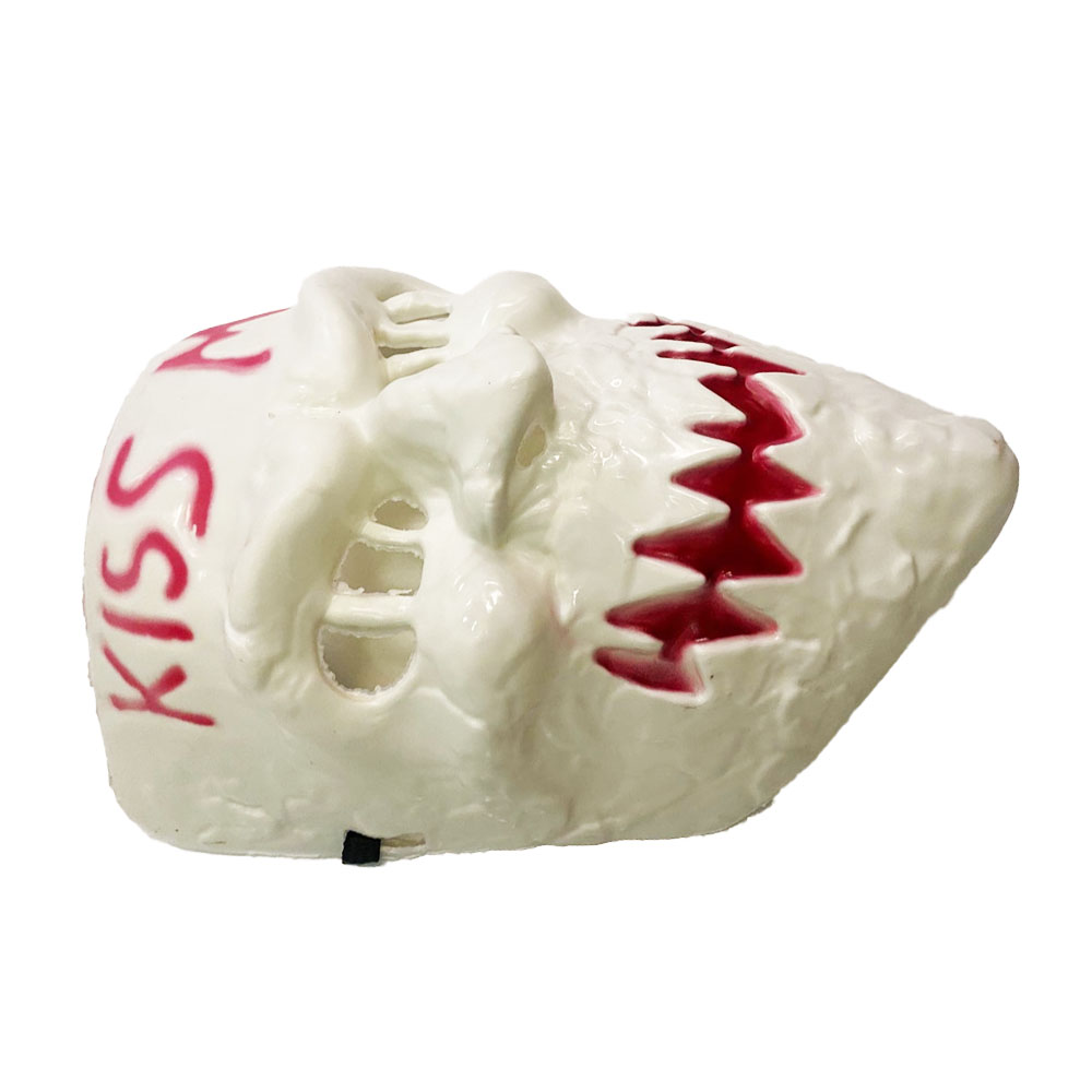 Foto 2 de Máscara kiss me the purge branca fantasia halloween