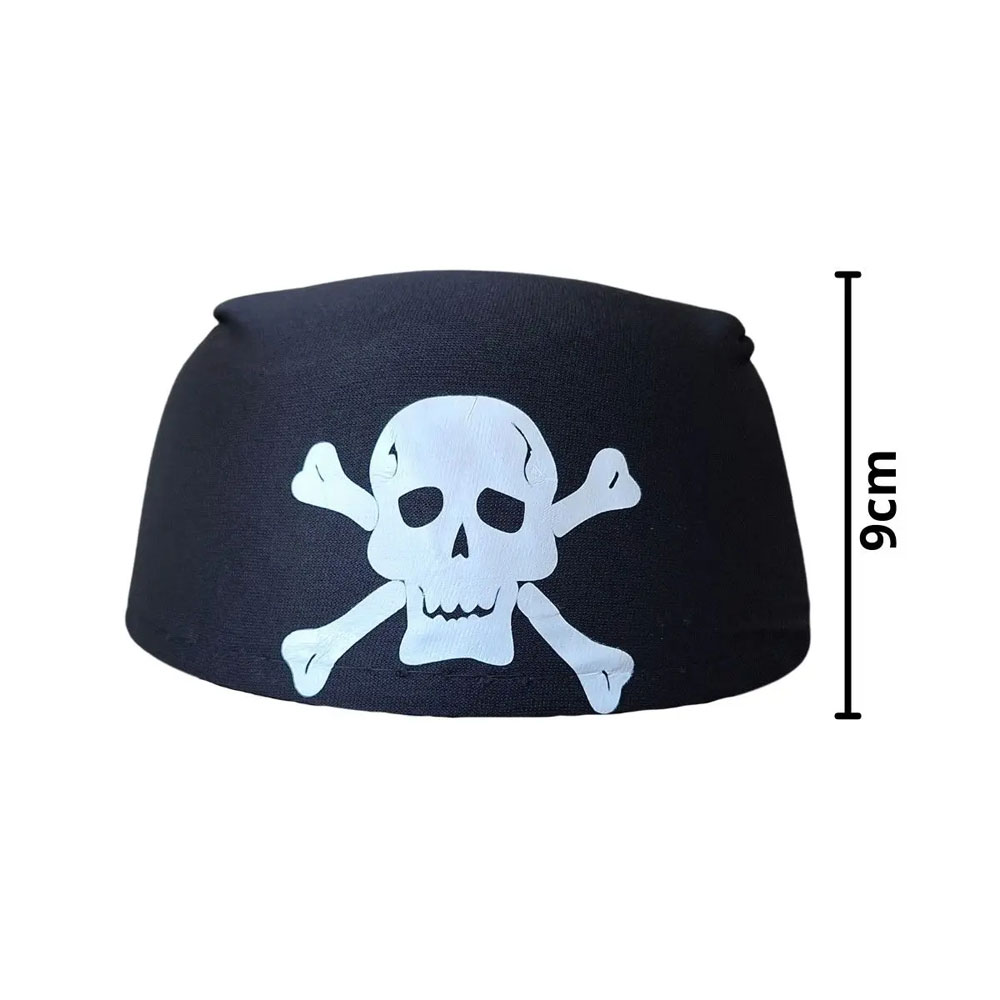 Foto 3 de Bandana pirata luxo 1 unidade modelo sortido fantasia