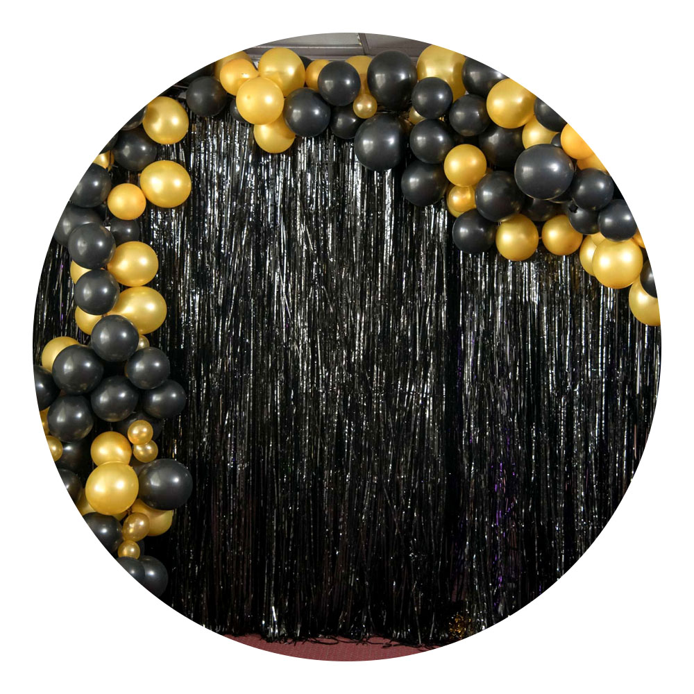 Foto 3 de Cortina decorativa 1x2mt preto festa halloween ydh