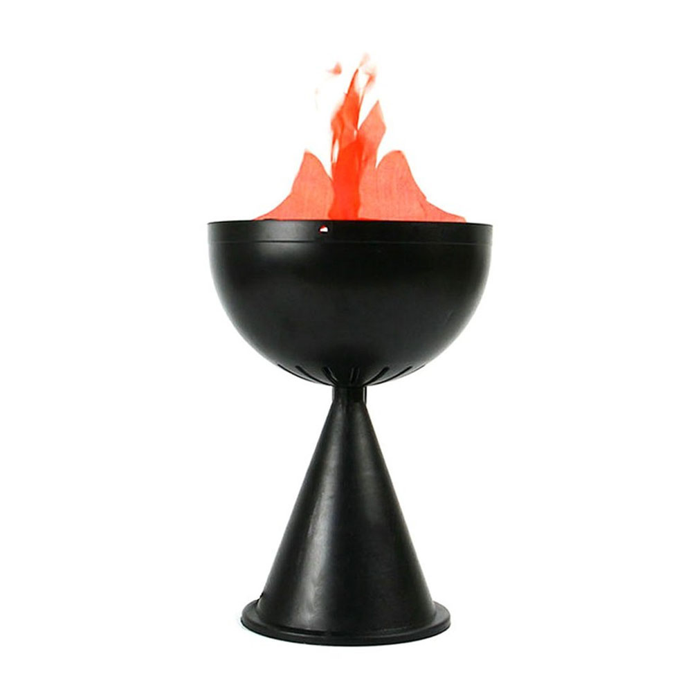 Foto 2 de Fogueira elétrica c/ pé chamas artificiais led halloween