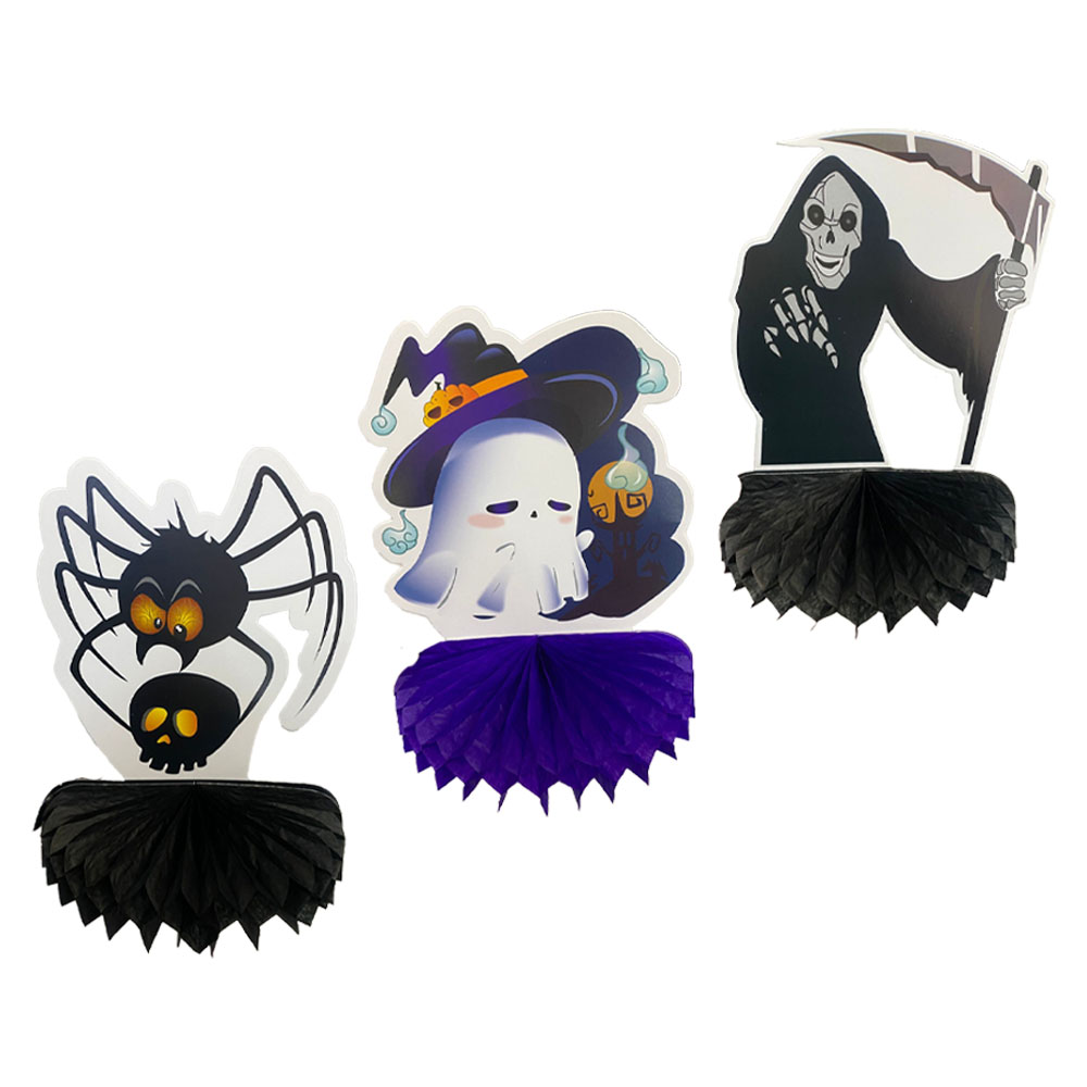 Foto 2 de Papel sanfonado decorativo 1und modelo sortido halloween