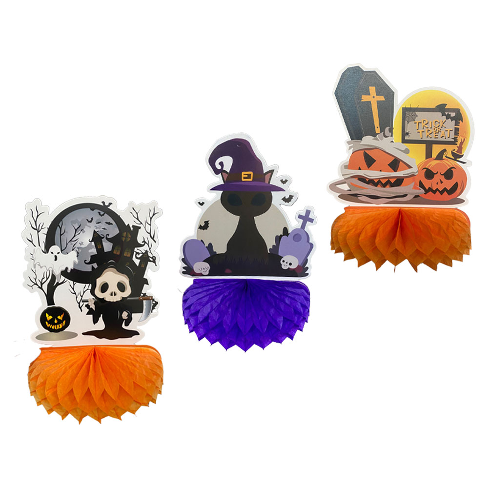 Foto 3 de Papel sanfonado decorativo 1und modelo sortido halloween