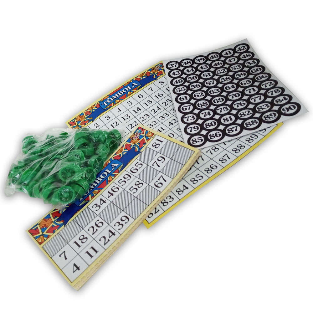 Foto 2 de Jogo bingo tômbola com 12 cartelas brinquedo mini toys